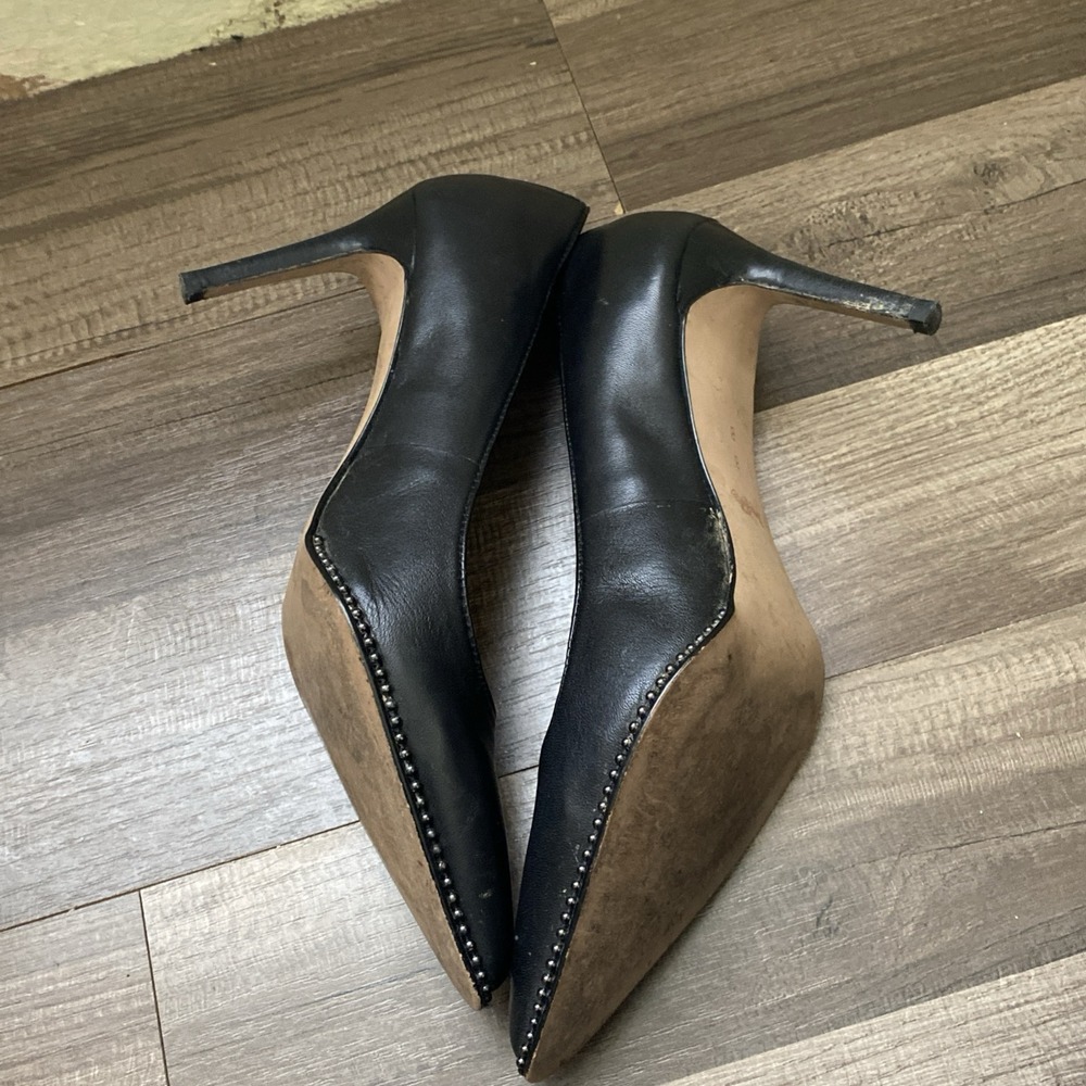 Coach Women's Jackie Leather Pump 8  Black G5264 - Picture 7 of 11